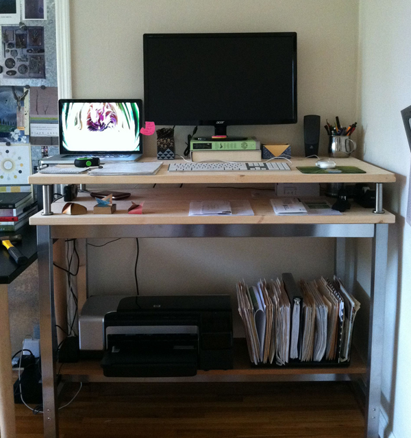 Taking A Stand Ikea Hack Desk Allegro Design